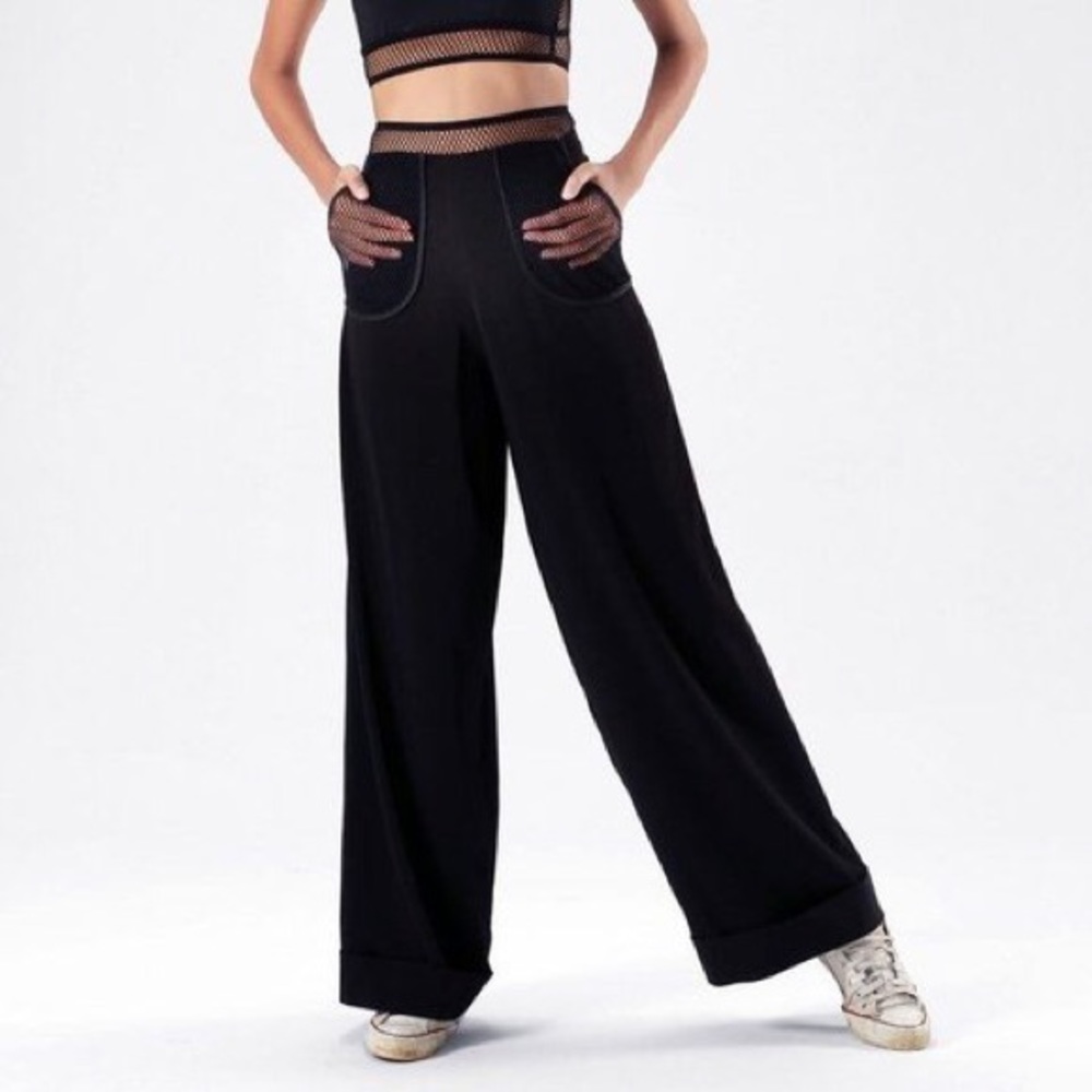 Nunbankok condor wide leg mesh pants